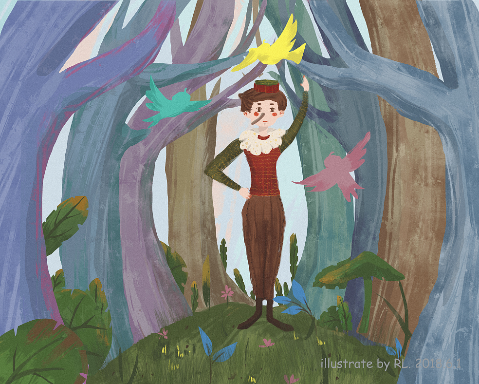 儿童插画接单（图ZMTE4MDc2MDE2） - 儿童插画 - 站酷设计师若泷酱原创素材 - 站酷ZCOOL