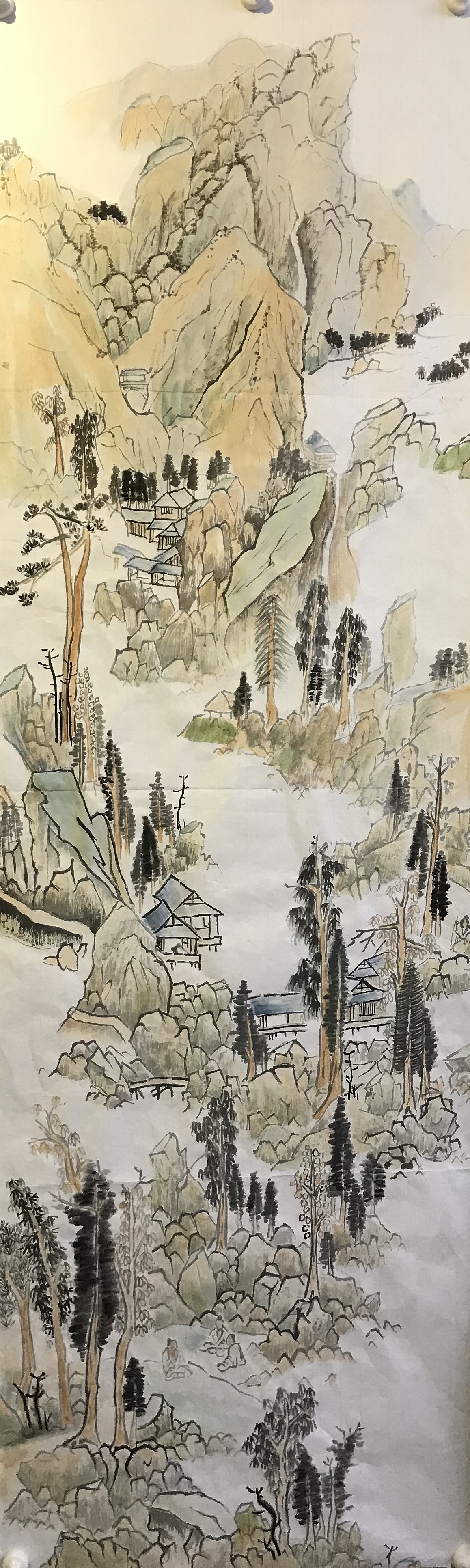 国画山水学生作品辑（图ZMjIyNzc1Mzc2） - 绘画 - 站酷设计师布谷书画馆原创素材 - 站酷ZCOOL