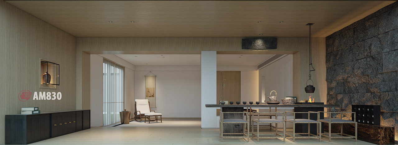 在传统与现代中找到的结合与平衡 安静简约（图ZMTg3ODYzNDg4） - 家装设计 - 站酷设计师PandaMan熊猫人原创素材 - 站酷ZCOOL