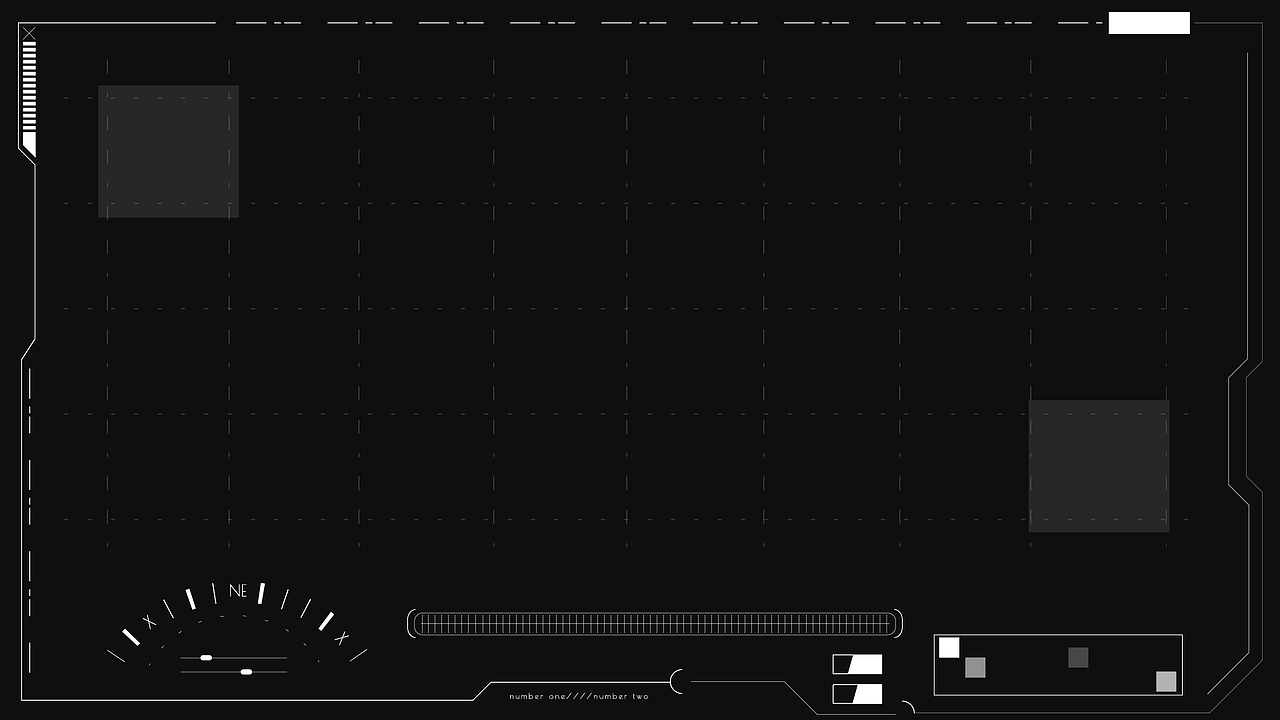 一套数据可视化设计科技感组件