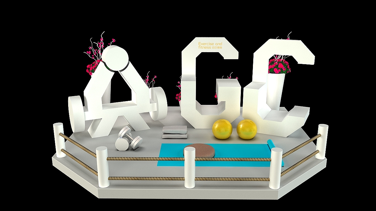 2017年广州亚运城购物中心开业美陈