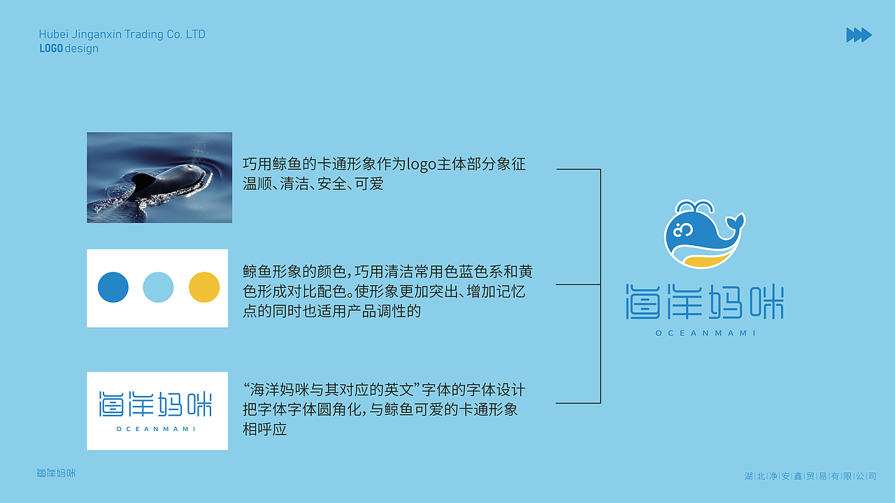 海洋妈咪清洁用品LOGO设计、简约、品牌LOGO、图形LOGO