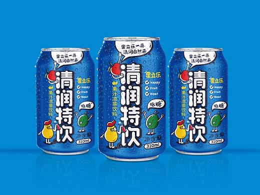 清润特饮凉茶包装设计，by-毒柚设计