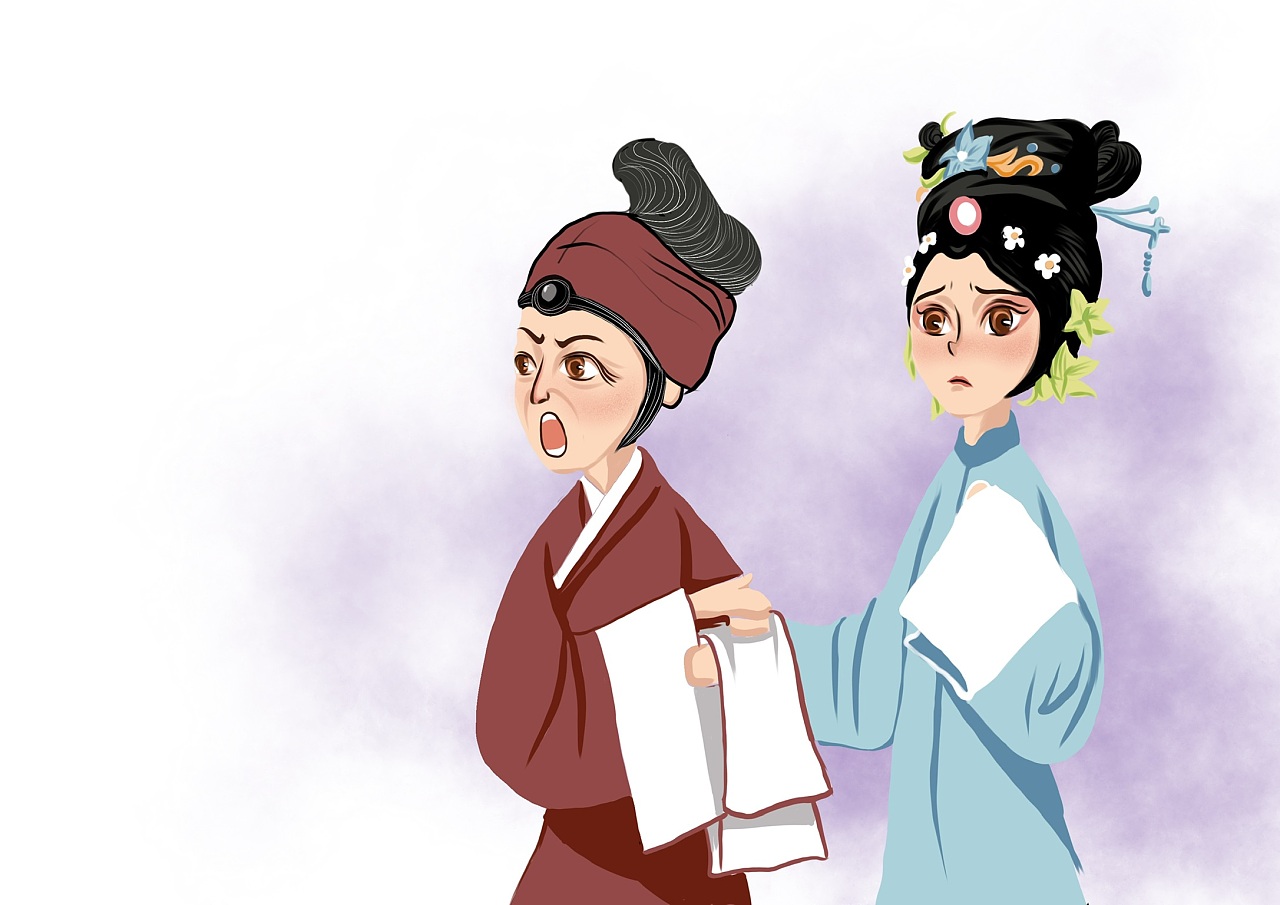 戏曲小插画