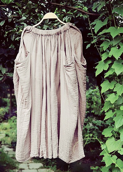 韵文原创设计 半身裙 感觉很旧的老棉布 鎏金