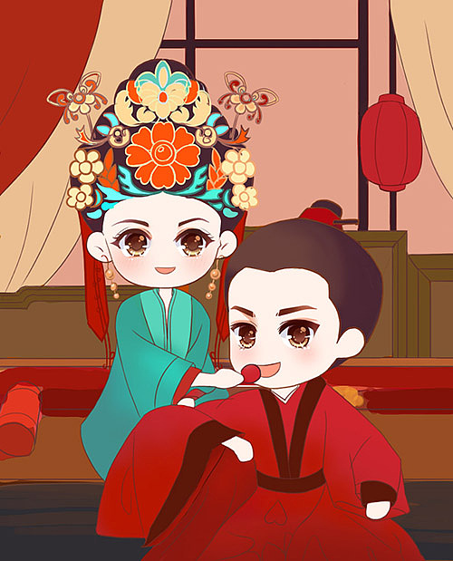 知否夫妇甜蜜发糖q版图