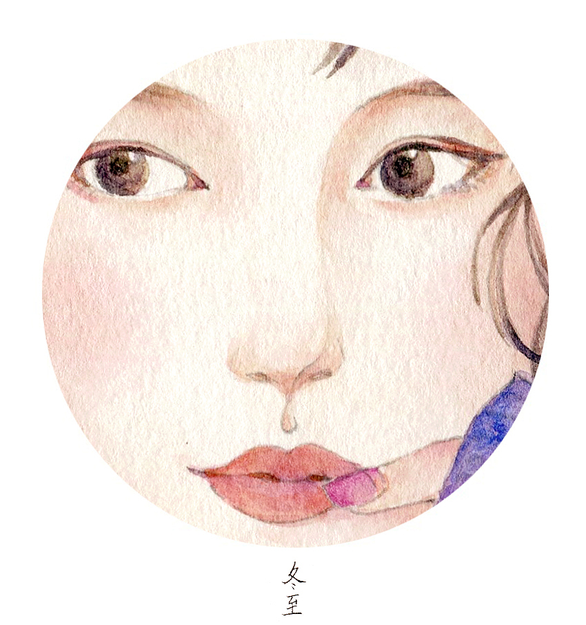 今日 冬至（图ZMTAwNTIzNTYw） - 商业插画 - 站酷设计师红花HONGHUA原创素材 - 站酷ZCOOL