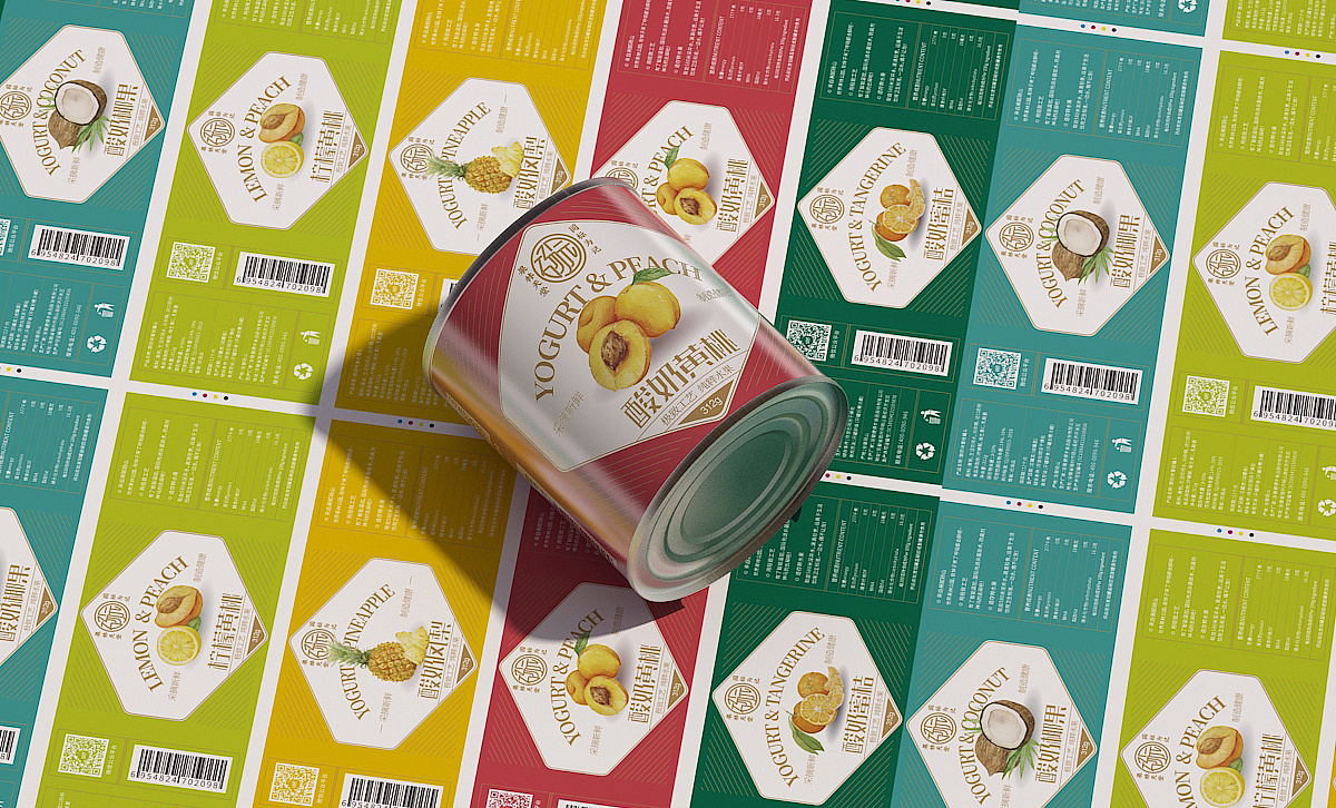 "砀园"水果罐头 | 包装设计