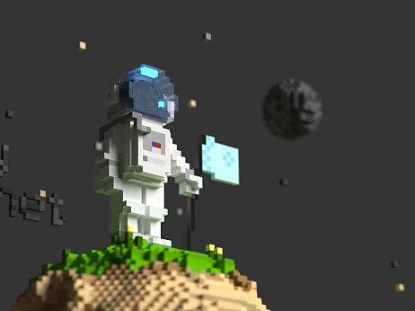loney plant magicavoxel 体素设计