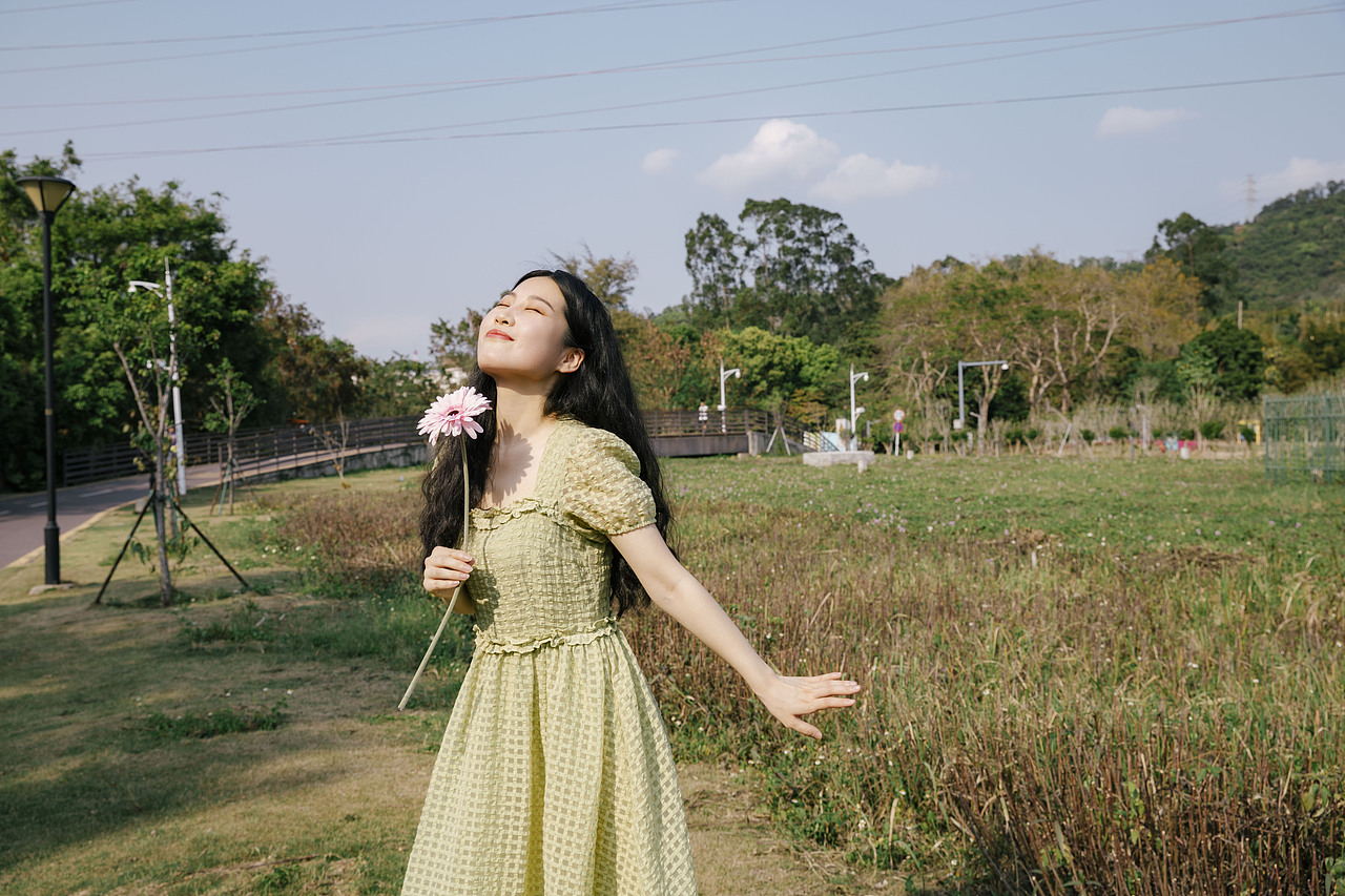 人像摄影甜美日系少女户外小清新写真