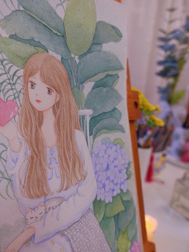 总有一些事物，温柔一段时光💛更图🌷（图ZMzQ3Nzg3MzYw） - 商业插画 - 站酷设计师雪熙snowie原创素材 - 站酷ZCOOL