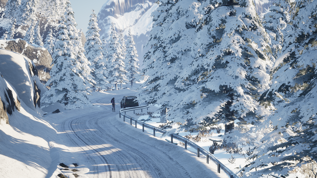 ue4 场景练习 - 雪景