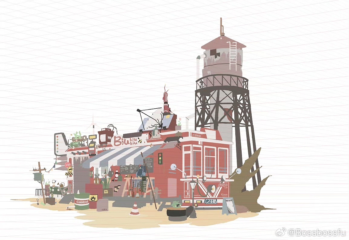 废土武器库（图ZMzYxMDU2OTI0） - 游戏原画 - 站酷设计师BossfuStudio原创素材 - 站酷ZCOOL