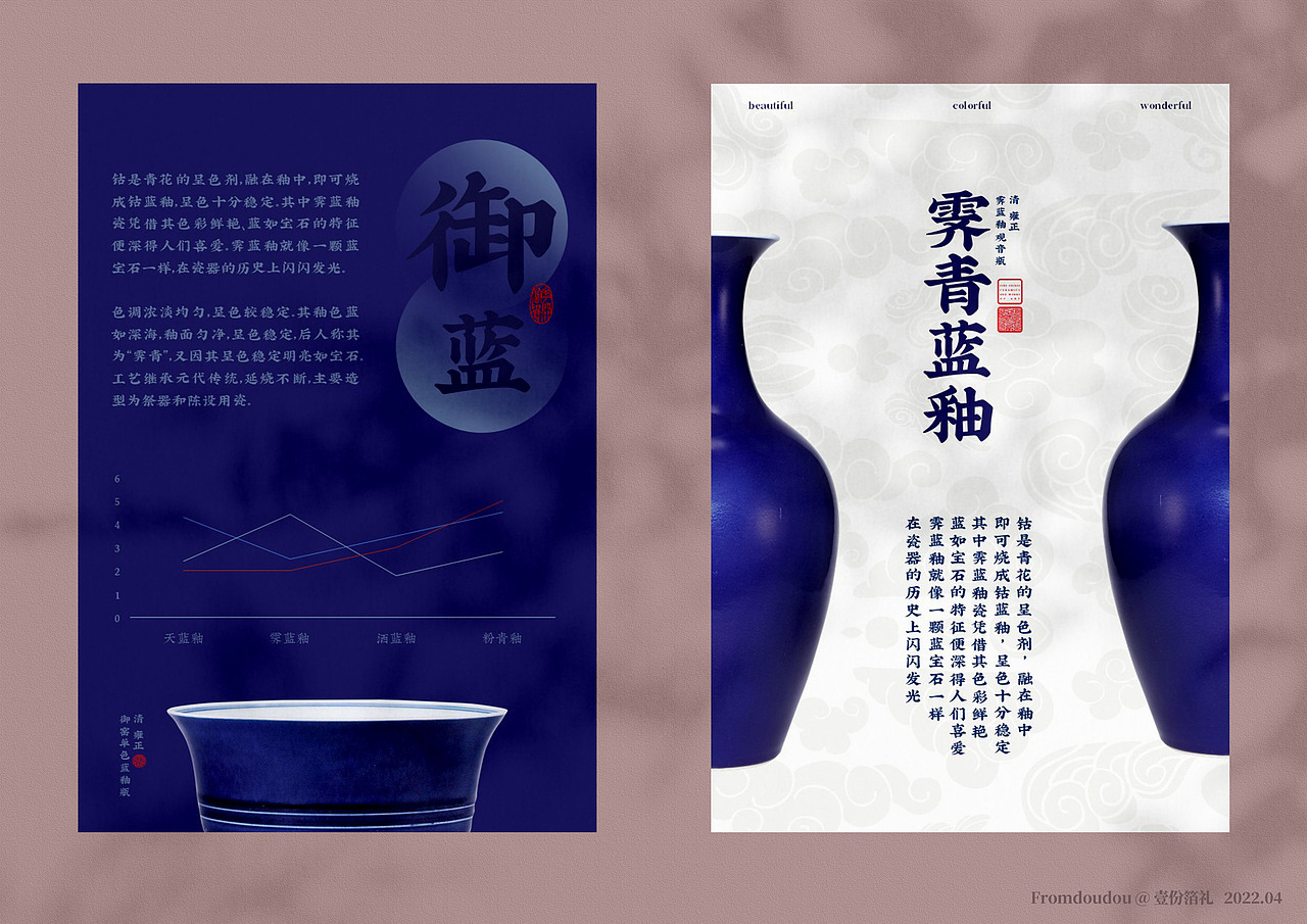 PPT模板(竖版) | 釉色可观·中国式审美（图ZMjk1MzIyODAw） - PPT/Keynote - 站酷设计师fromdoudou原创素材 - 站酷ZCOOL