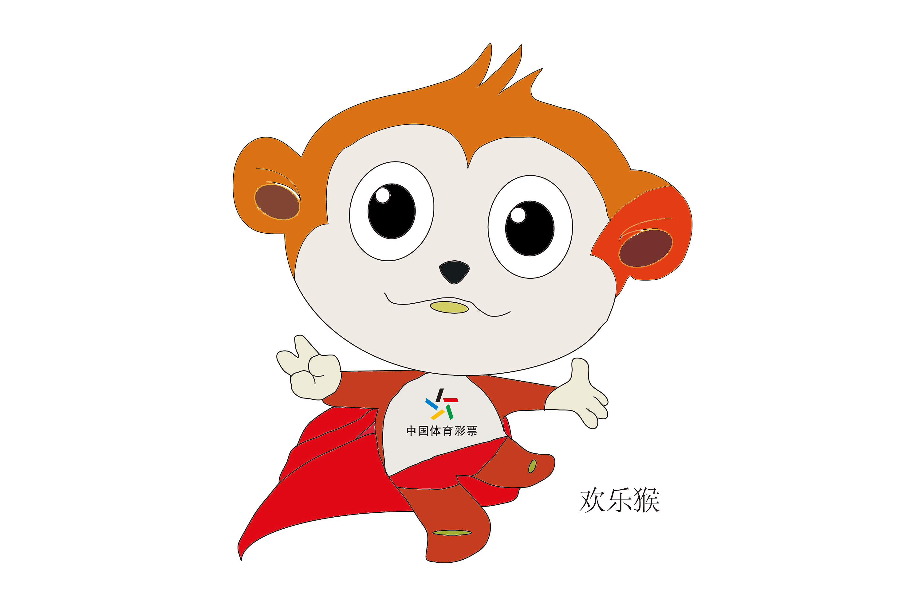 四川#体彩吉祥物--欢乐猴