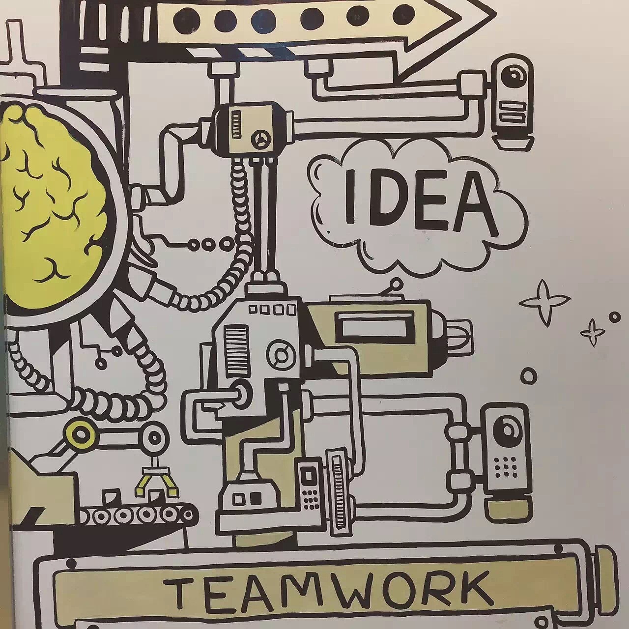 交大科技园墙绘