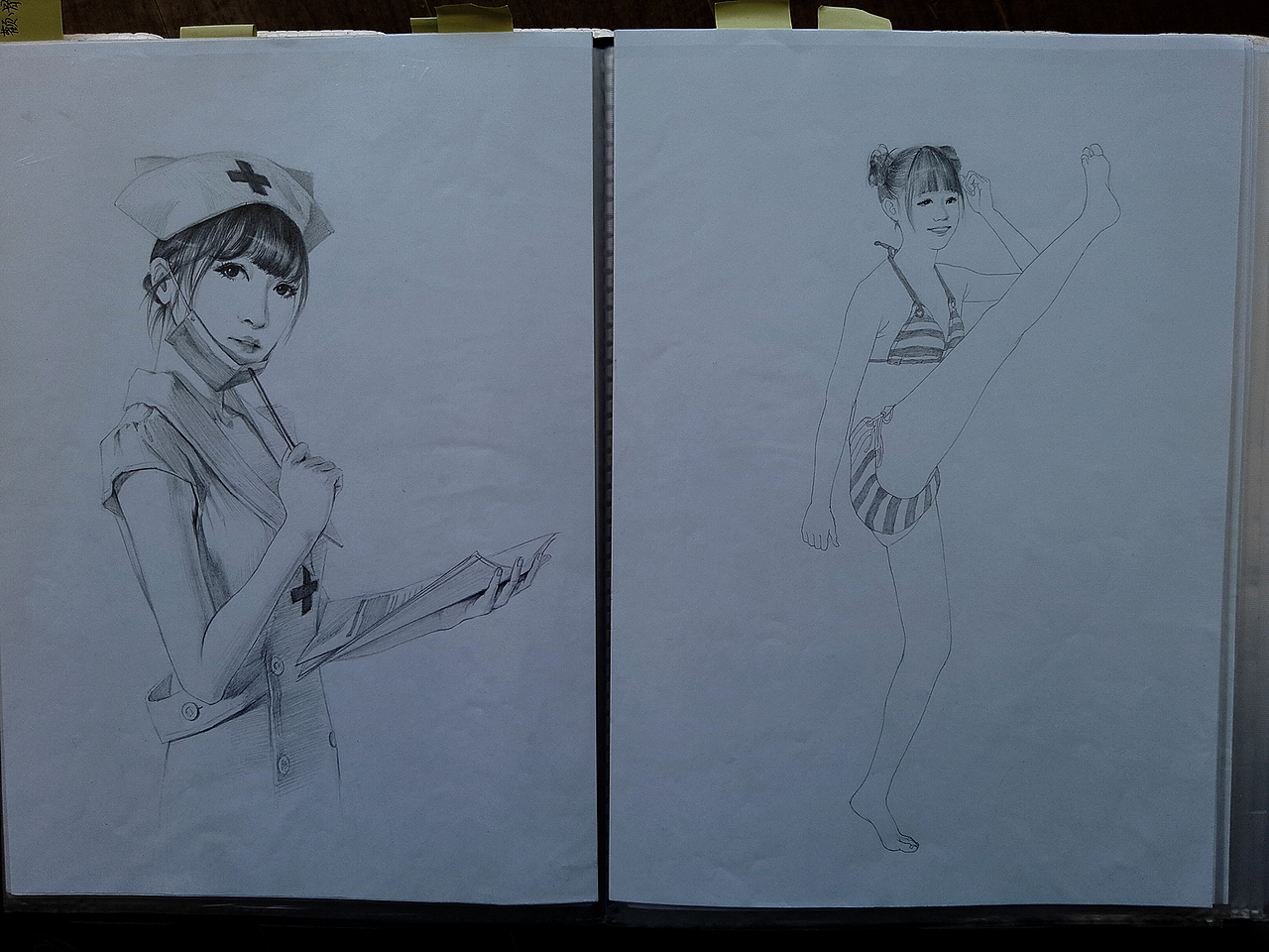 《素描美少女系列教程》（图ZMjYzNzU0MTI=） - 商业插画 - 站酷设计师张观政原创素材 - 站酷ZCOOL