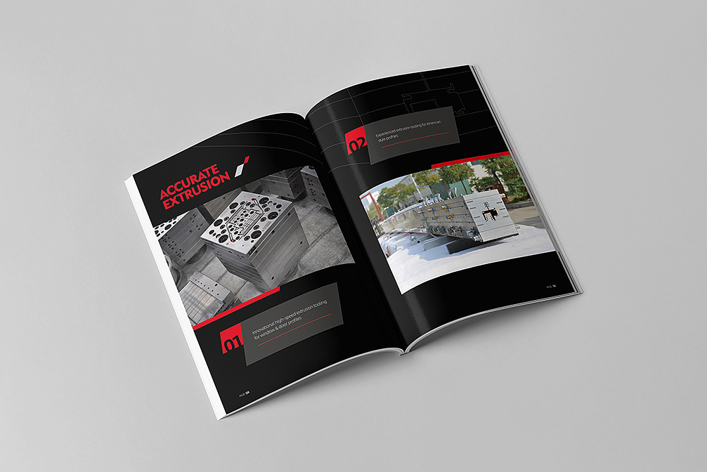 模具 五金 机床 机械产品黑色画册