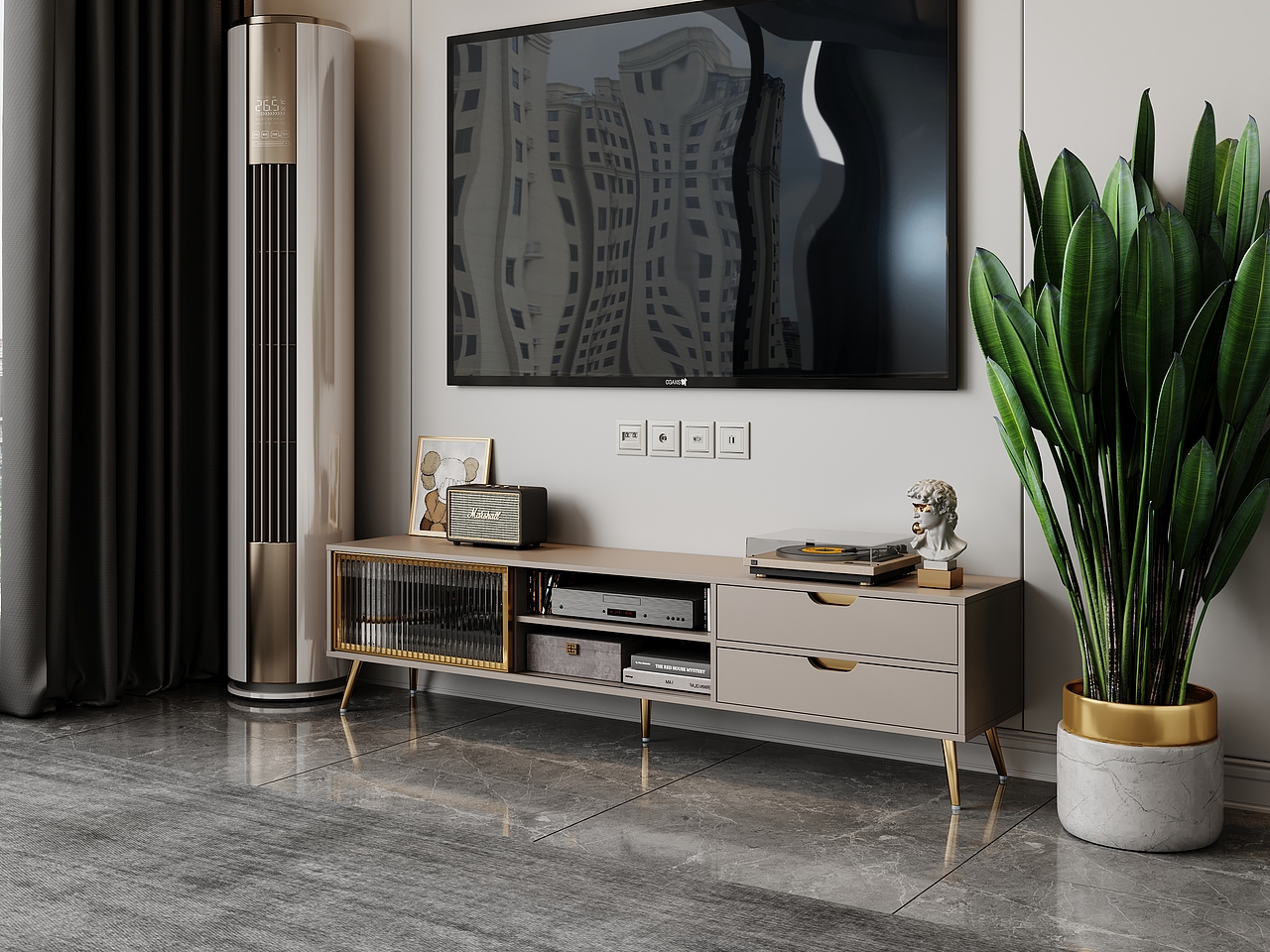 格匠电视柜茶几边柜组合（图ZMjc1OTk5ODY4） - 产品 - 站酷设计师安anrang原创素材 - 站酷ZCOOL