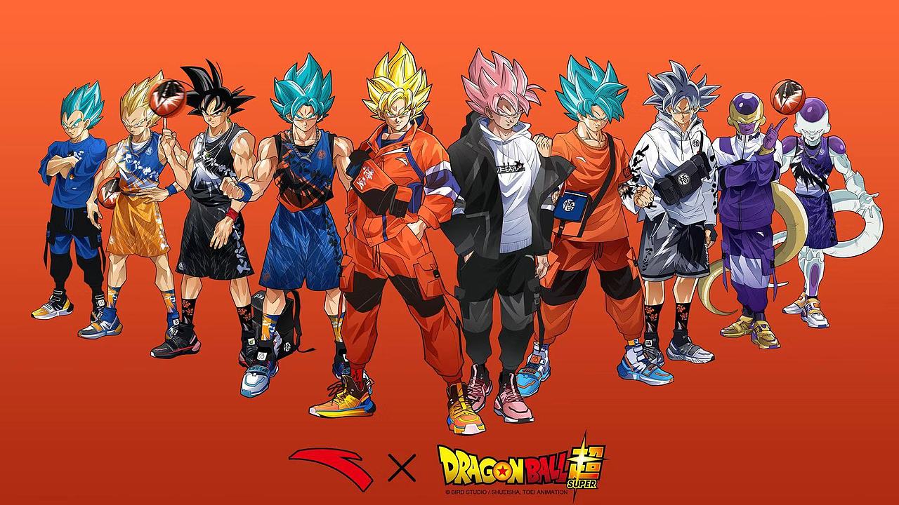 安踏龙珠超联名孙悟空贝吉塔弗利萨超级赛亚人篮球 _acebang-站酷