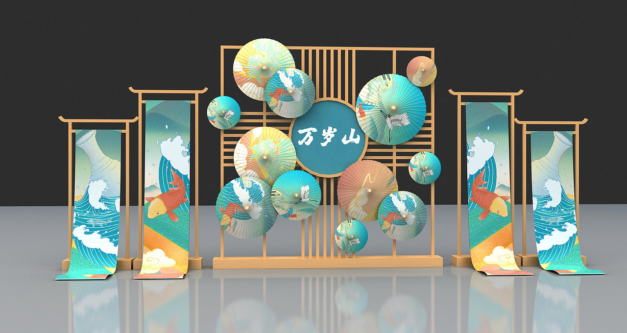 万岁山景区小景设计（图ZMjA2MjcxMDUy） - 景观设计 - 站酷设计师等我想到再换原创素材 - 站酷ZCOOL