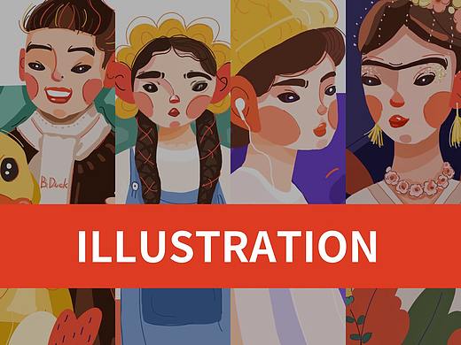 人物插画创作（个人主页-ZNDM0MTc3NzY=） - 创作习作 - 站酷设计师本木森Sonia原创素材 - 站酷ZCOOL