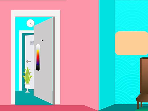 推开房门进家 打开屋门出行