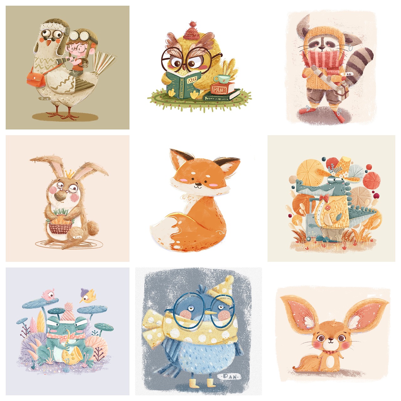 2021儿童插画作品合集