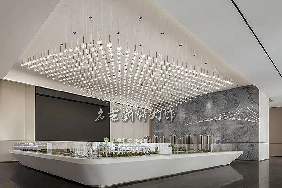 创意沙盘玻璃吊灯定制