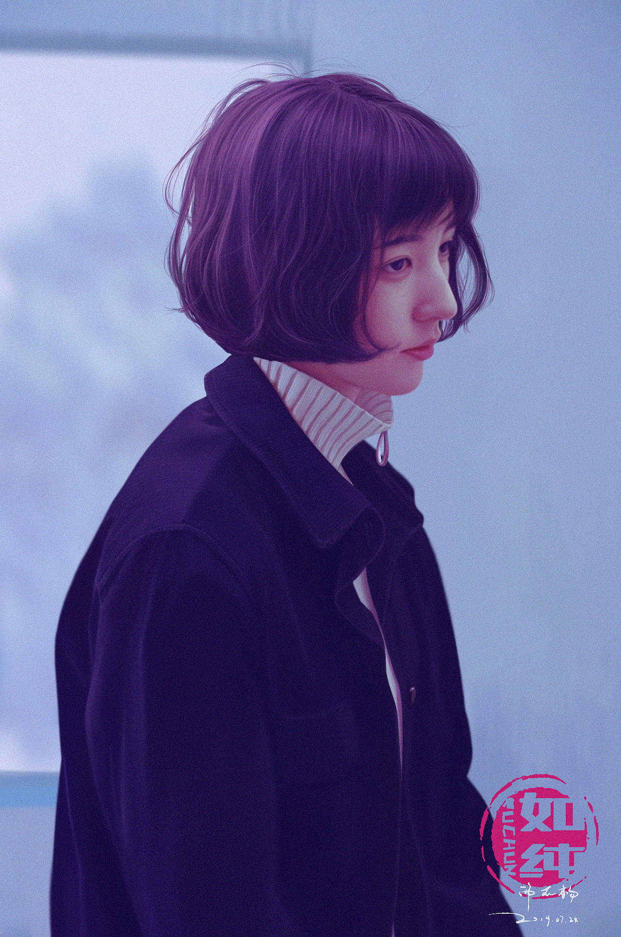 写实人像2（图ZMjUzMDg4MzUy） - 创作习作 - 站酷设计师落杨原创素材 - 站酷ZCOOL