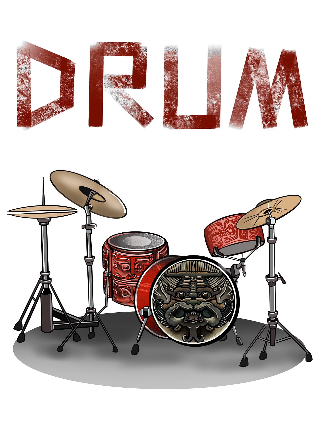 听说你想摇滚？（图ZMTg2NTY2MTQw） - 商业插画 - 站酷设计师1001设计事务所原创素材 - 站酷ZCOOL