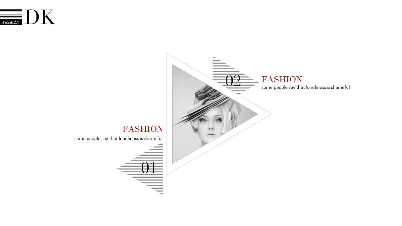 简约时尚服装杂志汇报展示品牌宣讲PPT模板【时尚系列3】（图ZNjE3NTU2MjA=） - PPT/Keynote - 站酷设计师山美PPT原创素材 - 站酷ZCOOL