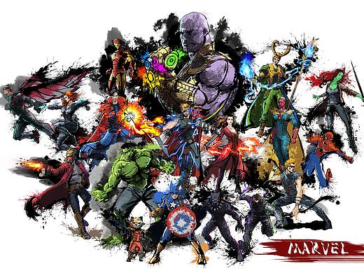 蹭个热度，复仇者联盟