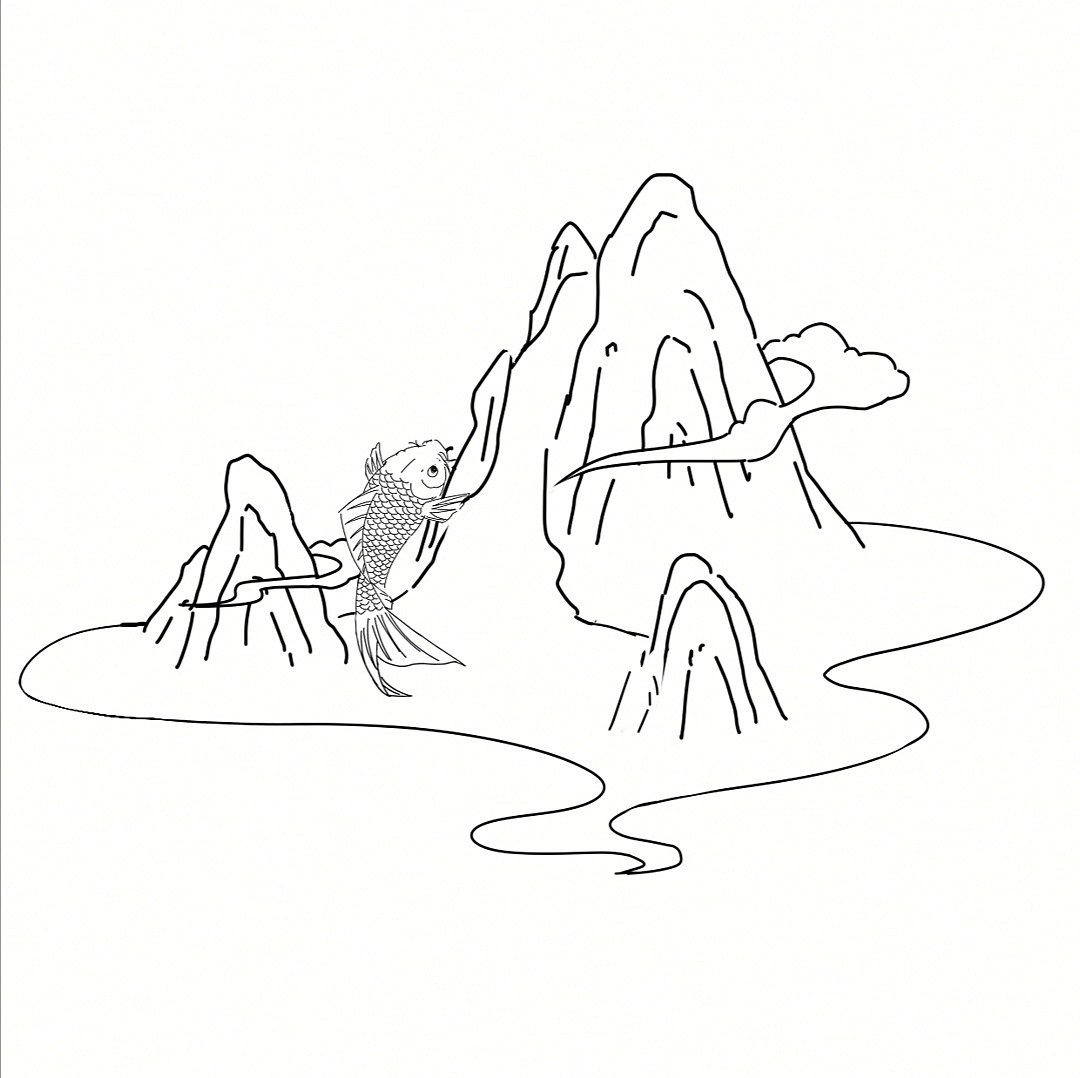 第一幅国潮风练习|插画|创作习作|倔强青铜同学_原创作品-站酷zcool