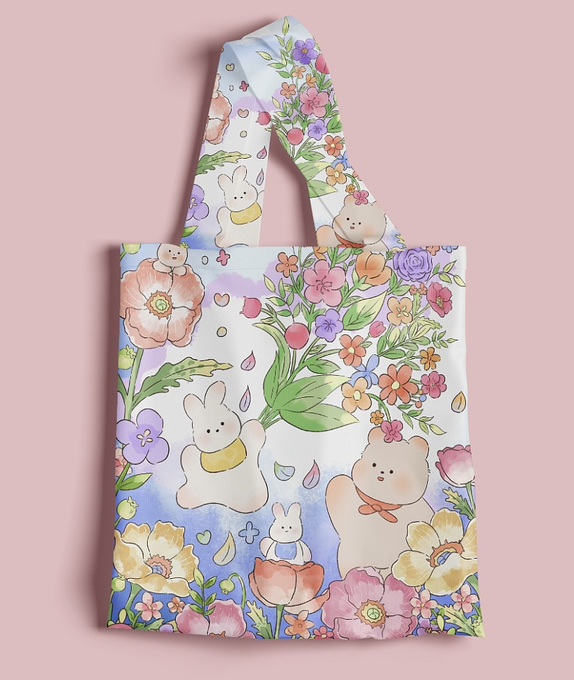 原创治愈系插画|虞美人小世界