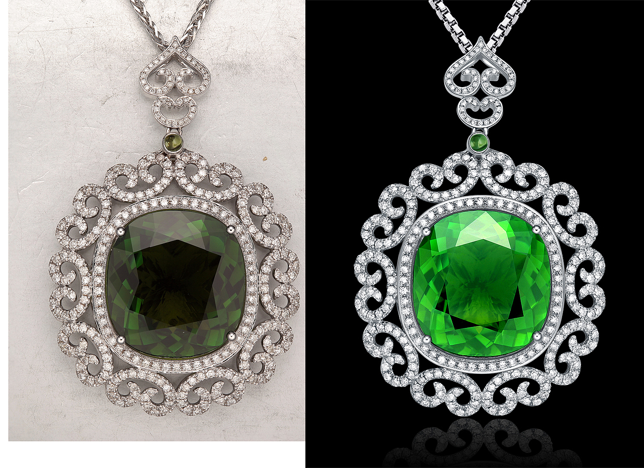 珠宝手表修图视频教程