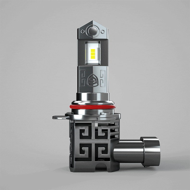 2019年 汽车LED车灯/C4D产品建模+OC渲染