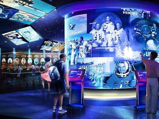 肯尼迪航天中心展示设计：探索“火星之旅”的未来