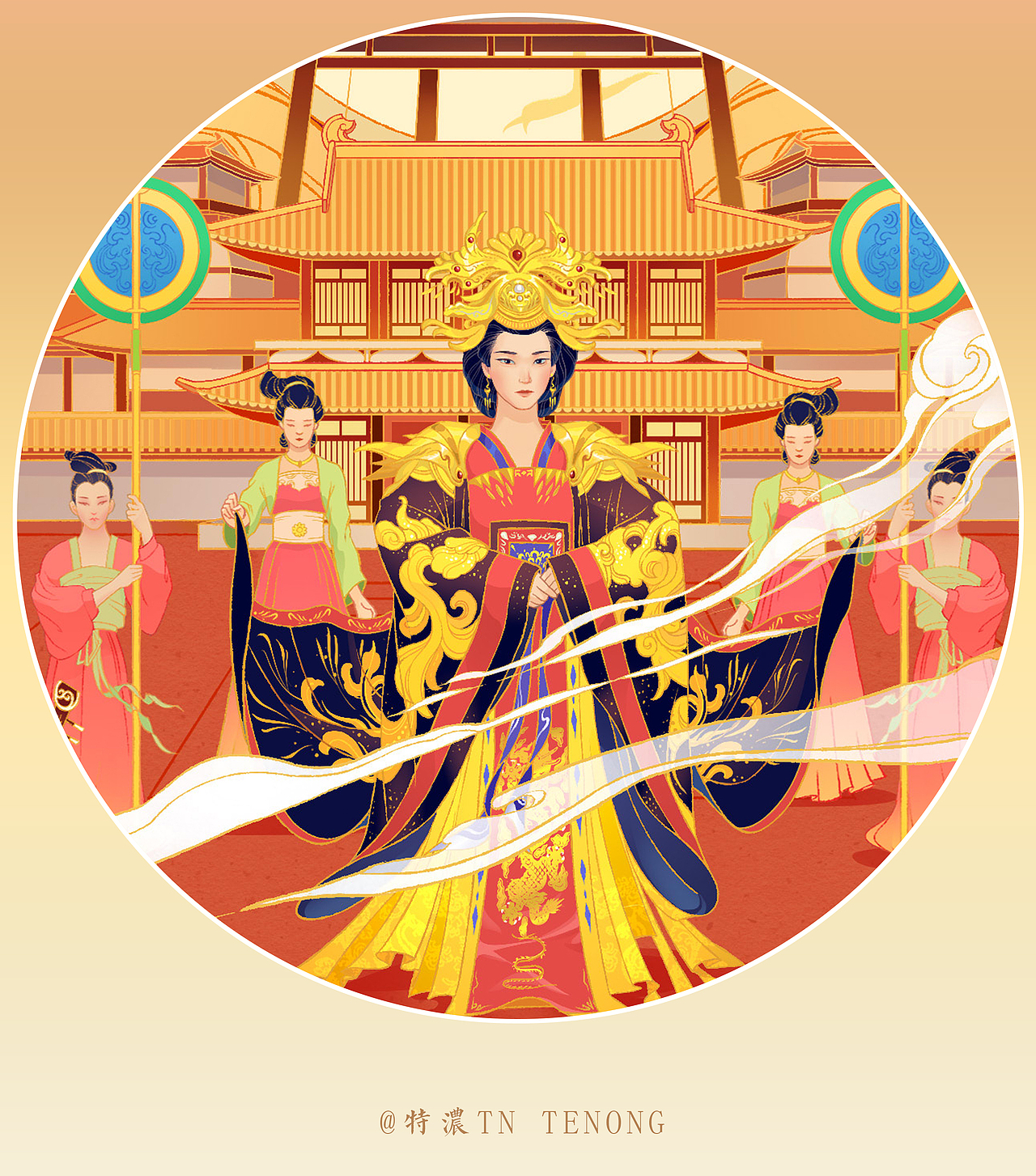 陕旅集团【锦绣陕旅】贺岁长卷(陕西)(图ZMjM3NzE2NTQw) - 商业插画 - 站酷设计师特浓TN原创素材 - 站酷ZCOOL