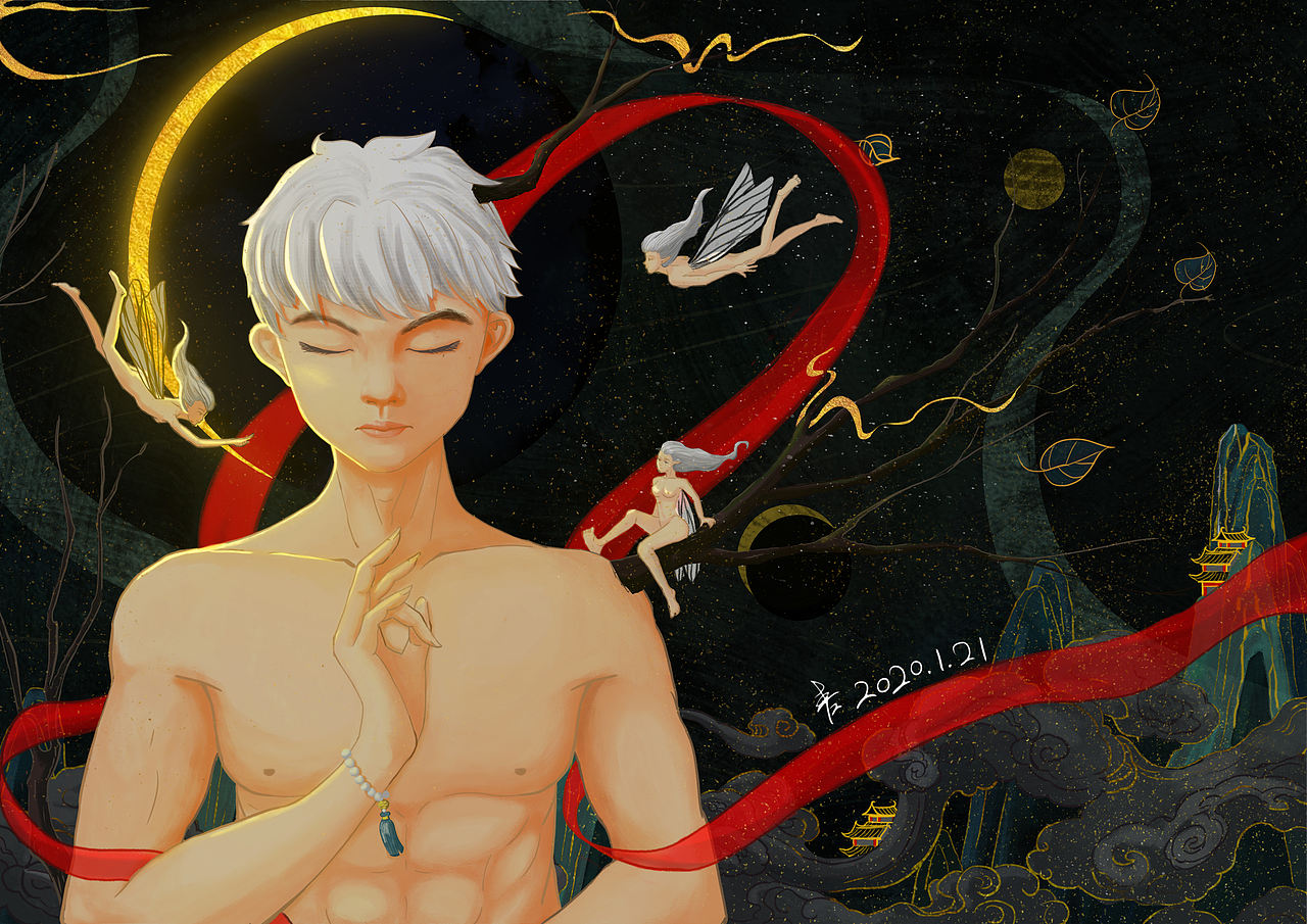 菩提（图ZMjIyMzY1MTA0） - 创作习作 - 站酷设计师走在路上的唐狗蛋原创素材 - 站酷ZCOOL