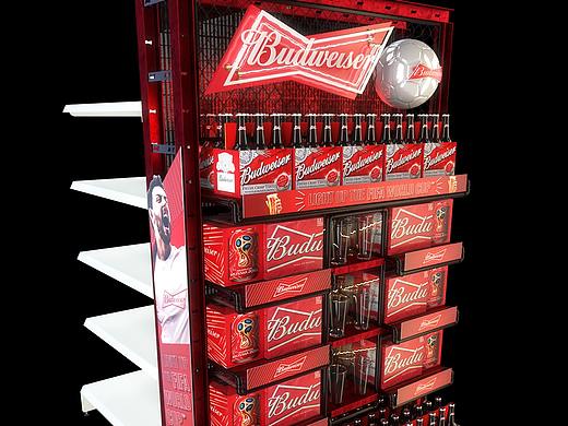Budweise堆头设计效果图