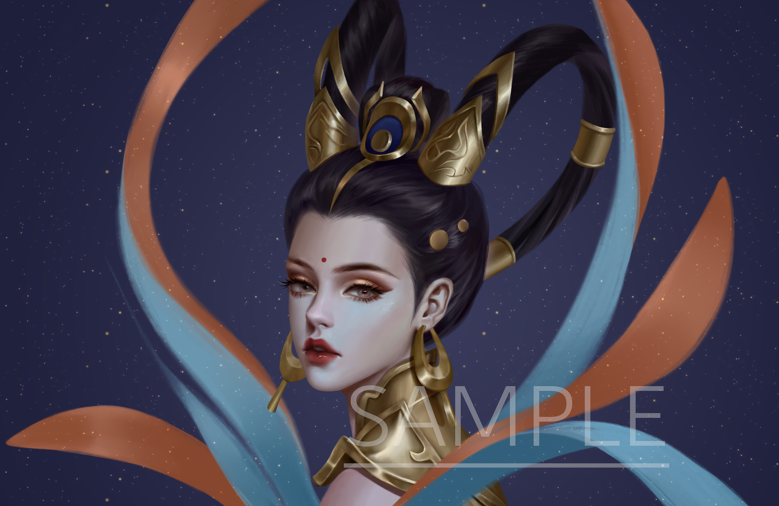 王者荣耀同人头像|插画|游戏原画|syn旖旎 - 原创作品 - 站酷 (zcool)