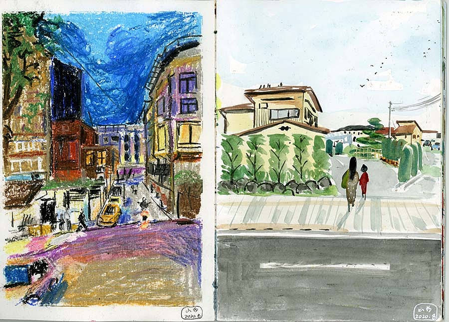 速写 sketch book 2（图ZMjI2NTU5MDA4） - 创作习作 - 站酷设计师画画的山药原创素材 - 站酷ZCOOL