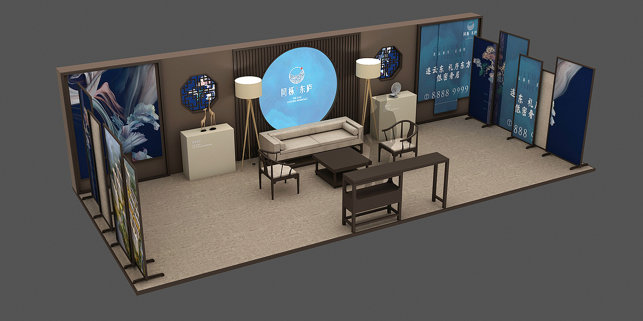 部分作品展示：展台类（图ZMTc4NDc0MDEy） - 展陈设计 - 站酷设计师Mr蓝先生原创素材 - 站酷ZCOOL