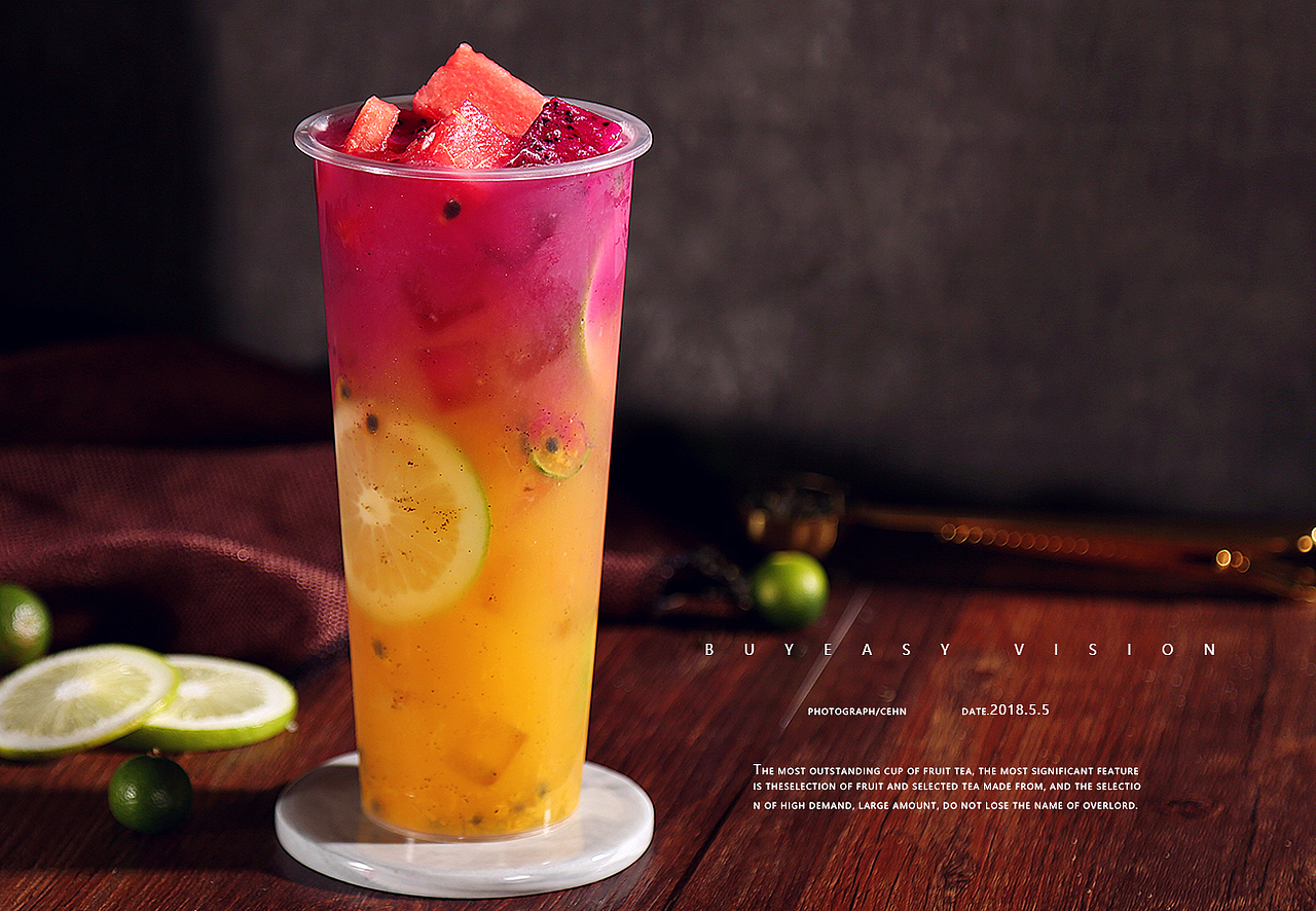 时光不老，我们不散之《水果茶，饮品拍摄》（图ZMTEzNzI2OTE2） - 其他摄影 - 站酷设计师Neil陈原创素材 - 站酷ZCOOL