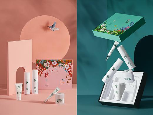 「护肤品摄影」三草两木春生秋实套盒|近物STILLLIFE