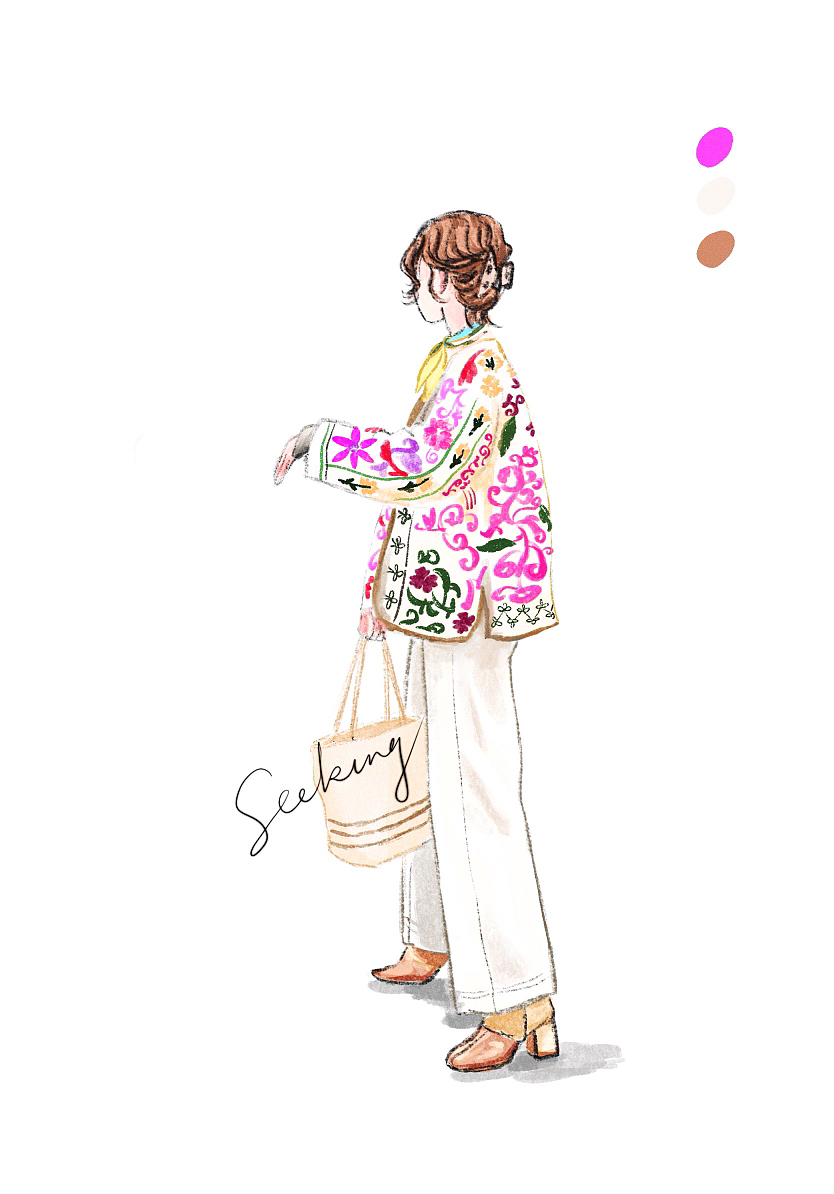 穿搭插画|女孩子们