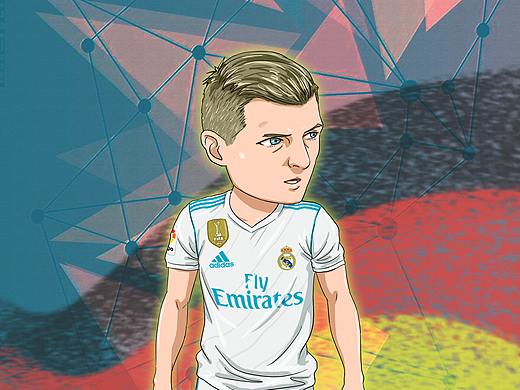 皇马中场核心!!托尼-克罗斯