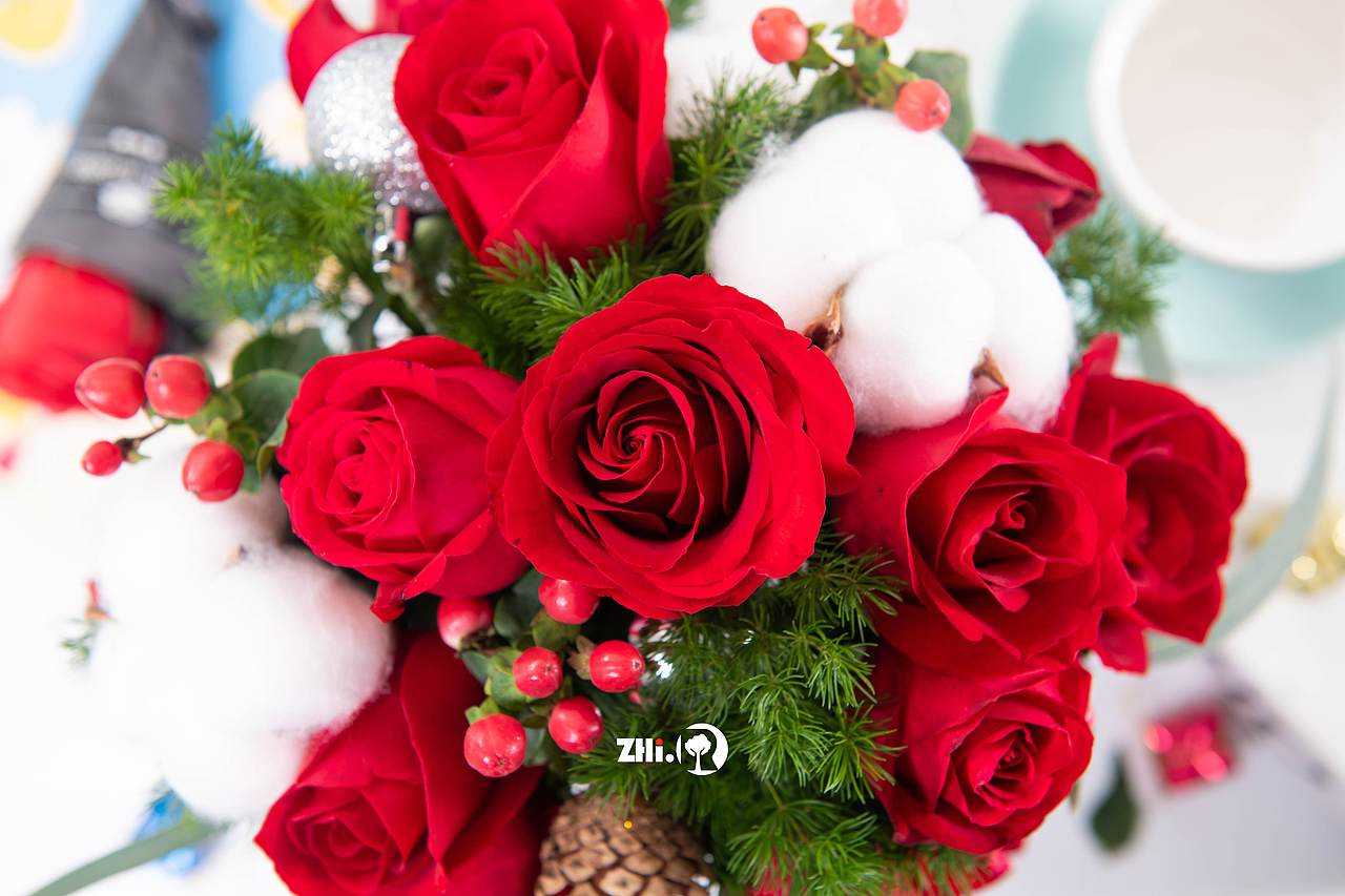 客片分享——圣诞节鲜花