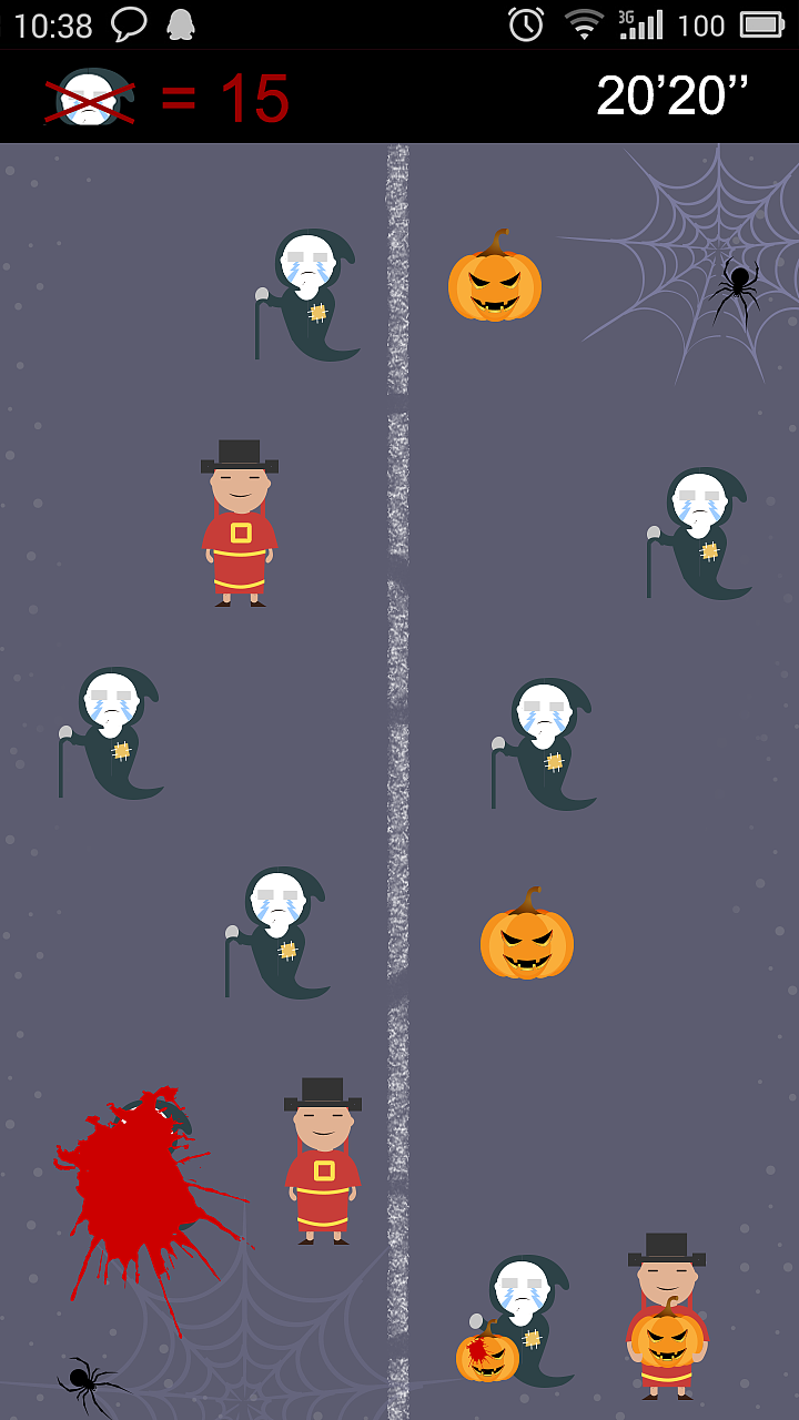 万圣节小游戏“摁死／干掉穷鬼”